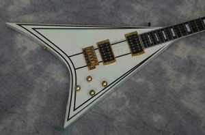 Randy Rhoads Flying V chitarra elettrica tastiera in ebano edizione cinese nuova