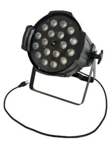 Light 4 pieces led par stage light 18pcs x 18w led par zoom par led rgbwa uv zoom