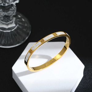 Designer Screw Bangle Bracelet Fashion Luxury Jewelrys Carer Original Trendy 18K Gold Diamond for Women Men Nail Bracelets Silver Jewelry Bracelet 7DQ4