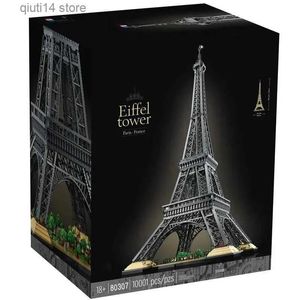 Bloco Blocks 10001 PCs Large Eiffel Tower Building Blocks Bricks Kids Aniversário Presentes de Natal Compatível com brinquedo 10307 10181 17002 em estoque