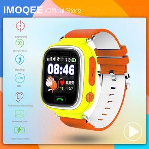 Uhren Smartwatch für Kinder, GPS, WLAN, Telefonposition, Kinderuhr, SOS, 1,22 Zoll, Farb-Touchscreen, intelligente Babyuhr Q90, Geschenk für Kinder