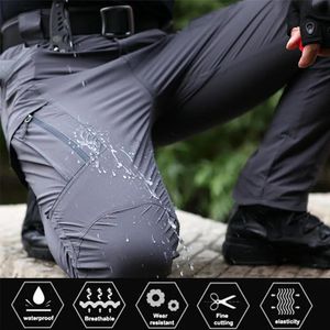 Pantolon erkekler askeri taktik pantolon su geçirmez kargo pantolon erkekler nefes alabilen swat ordu düz renk savaş uzun pantolonlar çalışır joggers s5xl