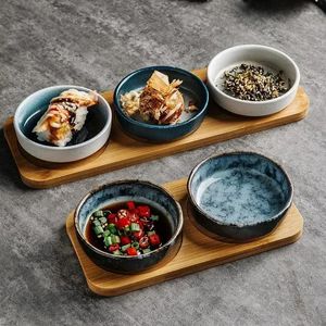 Plates 3.5-inch Sauce Restaurant Soy Cold Dishes Dish Dipping Ceramic Round Fruit Creative Small Plate Japanese Bowls Seasoning