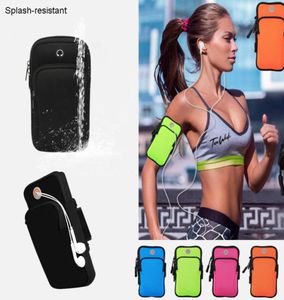 Bolsas para celular elásticas de lycra, braçadeira para corrida, pacote de braço, resistente à água, faixa de pulso superior, bolsa para celular para esportes fi4747419