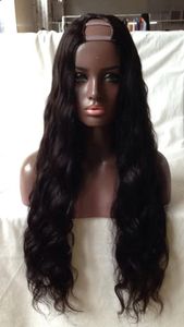 Wigs foreverbeautifulhair Wavy 824inch البشرية العذراء الشعر البكر الأوسط اليسار اليمين u جزء من الدانتيل للنساء السود 1 ب 2 4