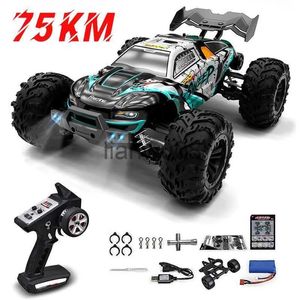 Bilelektrisk/RC bil RC -bil 75 kmh hög hastighet racing fjärrkontroll bil lastbil för vuxna 4wd off road monster lastbilar klättring fordon ch CH