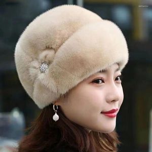 Beretler Beret Kapakları Kadınlar için Bedava Pamuklu Vintage Boina Şapka Aksesuarlar Beanies Yün Sonbahar Kış Sıcak Lüks Moda Kürk