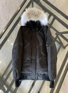 2022 Winter Outdoor Männer Sport Daunenjacke Weiße Ente Winddicht Parker Lange Kragen Kappe Warme Echte Wolf Pelz Stilvolle Bomber jacken A5345356