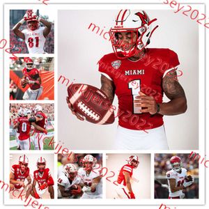 Miami RedHawks Fußballtrikot Devon Dorsey Nate Muersch 24 Darez Snider 77 Charlie Nank 4 Camden Rogers 3 Nolan Johnson Miami-Trikots individuell genähte Herren