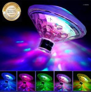 Havuz Aksesuarları Yüzen Sualtı Işığı RGB Submersible Disco Party Party Glow Show Küvet Spa Lamba Bebek Banyosu Yüzme Işıkları 6200206