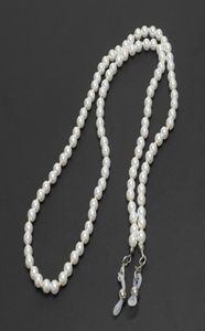 Fashion White Small Pearl Peaded Geryeglass Chain Solglasshållare Rem Lanyard Necklace5414869