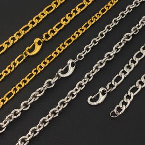 clavicle chain, handmade jewelry, Color preserving electroplated titanium steel chain, O-shaped chain, European and American necklaces, stainless steel jewelry