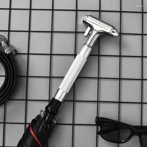 Paraplyer multifunktionella trasiga fönsterbilsäkerhet Hammer Walking Cane Stick 2-i-1 Robust vindtät UV-skyddsparaply