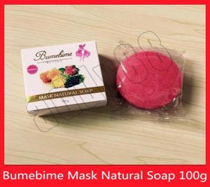 NUOVA cura della pelle Pelle Corpo Bumebime Maschera Sapone naturale Sapone sbiancante fatto a mano con frutta essenziale 100g DHL 10121833973764