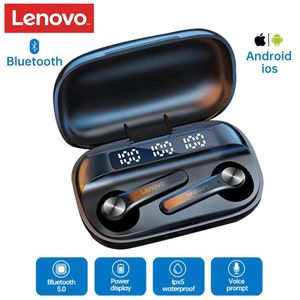 Słuchawki oryginalne Lenovo QT81 TWS bezprzewodowe słuchawki stereo sportowe wodoodporne słuchawki słuchawkowe HiFi z mikrofonem słuchawki Bluetooth HD Call