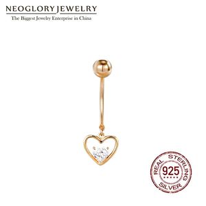 ブローチNeoglory s sier double heart zirconベリーボタンリング