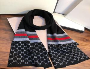 Projektant szalików Paszmina mężczyźni dzianiny szalik zima ciepła moda