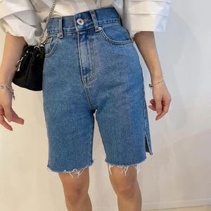 SKIRTS Women Streetwear Shorts Novo 2021 Summer High Caist Vintage Blue Jeanst Women Casual Bottoms