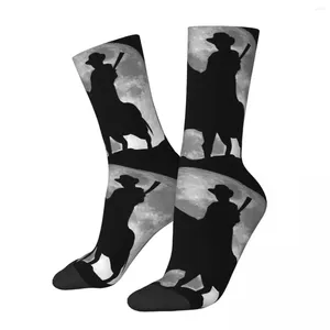 Herrensocken Happy Funny Compression Redemption Rides At Night Retro Harajuku Red Dead Seamless Crew Crazy Sock Geschenk