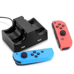 Chargers Iplay 4 In 1 Charging Dock Station LED Charger Cradle For Nintendo Switch 4 JoyCon Controllers Nintend Switch NS Charging Stand 2