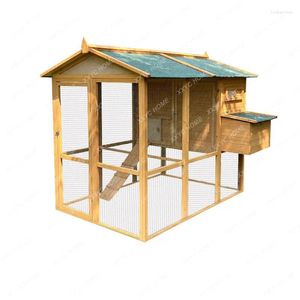 猫のキャリア屋外の家庭用鶏小屋雨プルーフケージヴィラダブル大きな孔雀の鳩の鶏の巣