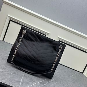 Women Designer Bag Tote Handbag Wallet Purse Shoulder Crossbody Luxury Bag Fashion Large Capacity Shopping Bag Chain Black Tote Ba