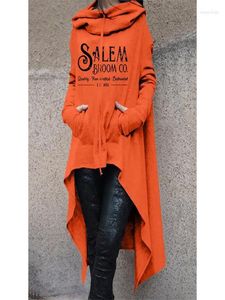 T-shirt da donna Rheaclot Halloween m Broom Co T-shirt da donna retrò in cotone femminile divertente carino a maniche lunghe1711512