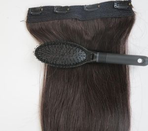 80G 1PCSSET Klip w ludzkich włosach przedłużania 20 cali Brazylijskie Remy proste produkty ludzkie włosy Combie8831010