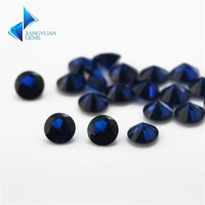 Rings Size 1mm~3mm Round Cut 106# 109# 120# 112# 113# 114# Blue Stones Synthetic Spinel Gemstone for Jewelry