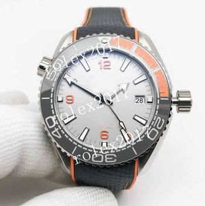 VSF Factory Men's Automatyczny ruch Ocean 600m 43,5 mm tytanowy szary tarcza z SS gładką szarą ramkę ceramiczną 8900 nylon w szarych odzianych na rękach gumowych na rękach