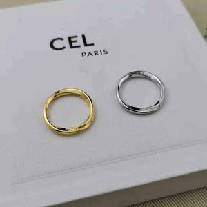 Rings Rings New Latest Style Esigner Plain Thin Pair Minimalist Ins Minority Latest Style Esign Fashionable Tail Irregular Twist Jewelry