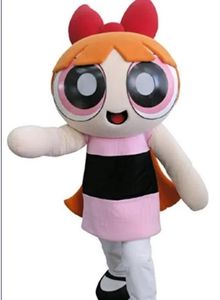 Costumes Custom Big eyes girl mascot costume Adult Size free shipping