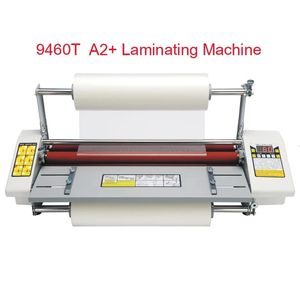 90T A2 Papper Lamineringsmaskin Engelsk version Four Roller Cold Laminator Rolling Film PO 240102