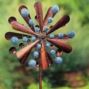 Garden Decorations Windmill Cross-border Creative CourtyArd Decoration Rotating Ornaments Outdoor Plug-in Gardening