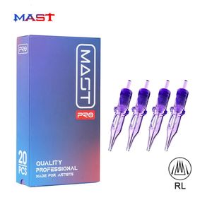 20st Mast Pro rl Tattoo Cartridge Needles Steril Permanent Makeup Machine Rotary Pen Dragonhawk Round Liner Cartridge Needles 240102