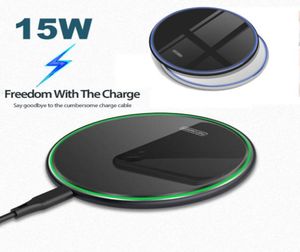 15W Qi Wireless Charger For iPhone 12 11 Pro Xs Max X Xr 7 8 plus Fast Charging Pad9282922