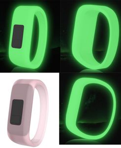 Pulseira esportiva fluorescente para garmin vivofit jr, pulseira de substituição de silicone macio para garmin vivofit 3 3036379