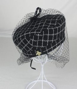 Cappelli a berretto con reticolo per donna Moda eleganti cappelli ottagonali Moda Little Bee Ladies Fornitura di cappelli di alta qualità Produttori6917980