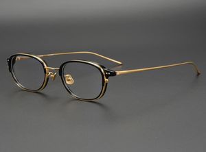 2019 Nowe czyste tytanowe okulary ramy mężczyźni Retro Kobiety okrągłe okulary na receptę Harry Vintage Potter Myopia Ramki optyczne Eyew3992351