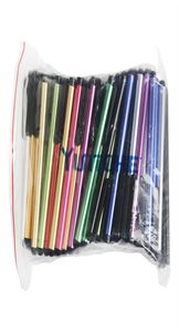 3000pcslot良質のユニバーサル静電容量スタイラスタッチペン携帯電話タブレットのための異なる色9738117