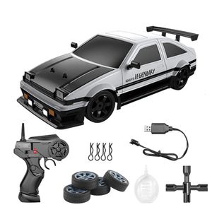 CAR Electric/RC Car AE86 Children's Remote Control Racing Toy 1 16 4WD 2.4G High Speed ​​GTR RC Electric Drift Car Children's Toy Gift 2