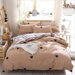 sets Cheap Cute Printed Bedding Suit Quilt Cover 4 Pics Cotton Fabric Duvet Cover High Quality Bedding Sets Bedding Supplies Home Texti
