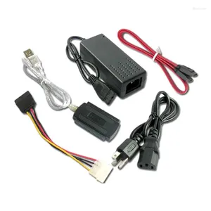 Cabos de computador 1 conjunto USB 2.0 Zu IDE SATA S-ATA 5 3 Festplatte HD HDD Konverter Adapter Kabel