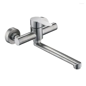 Bathroom Sink Faucets Wall Mounted Kitchen Tap Single Lever Water Faucet For Homes Use