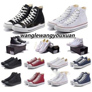 2024 Classic Canvas Scarpe casual Piattaforma Hi Ricostruito Slam Jam Triple Nero Bianco Alto Basso Uomo Donna 70 Chuck Chucks Sport Sneakers