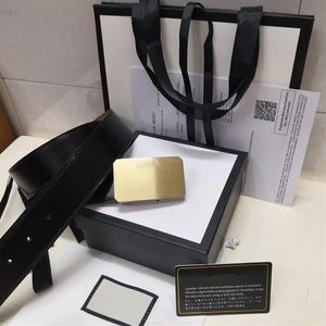 2019 -selling High Quality Leather Belt Men And Women Gold Buckle Silver Buckle Black Belts Delivery With box2709