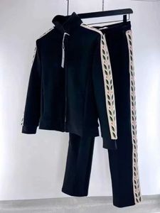 Men's Jackets GYM Casablanca Zipper Jacket for Men Women 1 1 Top Quality Threaded Webbing Black Jackets Oversized Tracksuit Set J240103