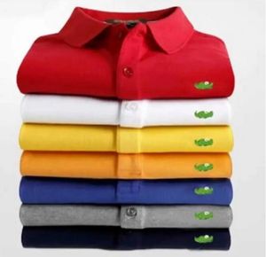 MENS DESIGNER POLOS Märke Small Horse Crocodile Embroidery Clothing Men Fabric Letter Polo T-shirt Collar Casual T-shirt Tee Shirt Topps A1