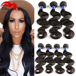 Wefts Hannah Product Brazilian Body Wave 3bundlesブラジルの髪織りミンク