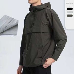 lu Men Hooded Jacket Outdoor Running Climbing Clothes Waterproof Warm Quick Drying Fishing Cycling Hiking Sports Jackets New Style4656